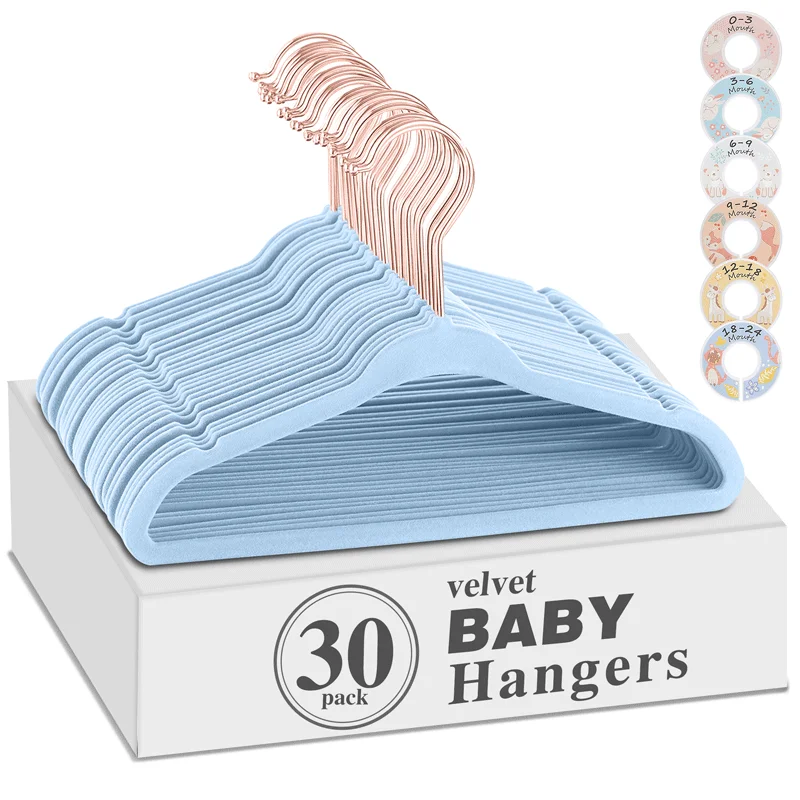 Lavinia non-slip white hanger kids cheap plastic baby hanger wholesale velvet hangers