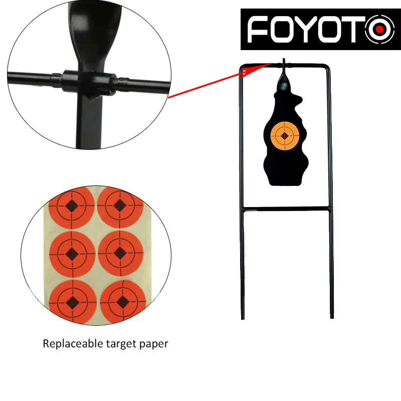 .22 caliber Heavy Duty Spinner Plinking shooting Targets for shooting competition
