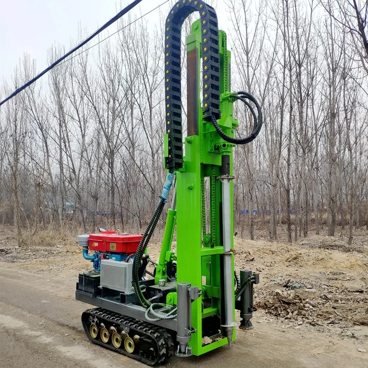 hot sale hydraulic crawler core well drilling rig machine for water well