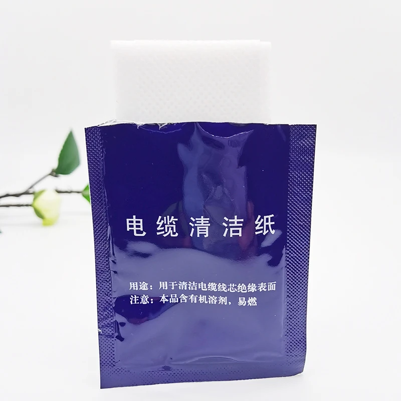 OEM ODM Good Quality Power Cable Cleaning Paper Professional Electronic Screen cleaning wipes