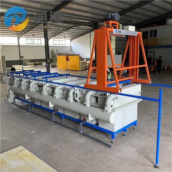 TONGDA11 Barrel type electroplating machine Zinc plating line Electroplating equipment