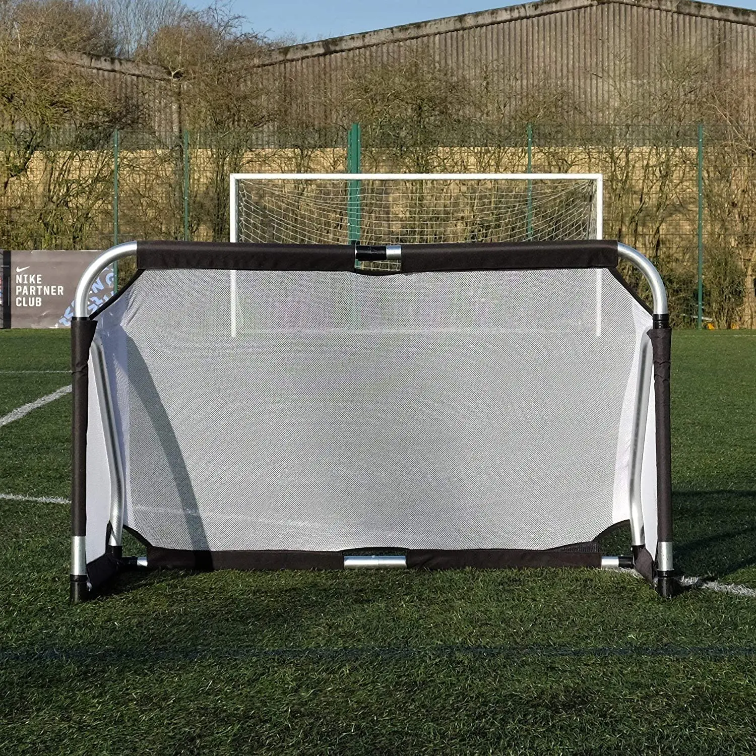SG12A Adjustable Folding Soccer Steel Goal, Portable Goal For Football Soccer, Aluminum Soccer Goal