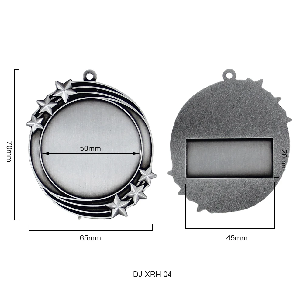 Custom Metal Sublimation Medallions Blank 3D Gold Metal Award Medal Engraved Cheap Sport Enamel Challenge Medals