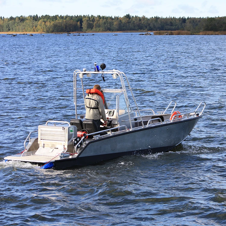 Wholesale New Product Small Customized V Hull Full Weld Aluminum Boats Fishing Vessel