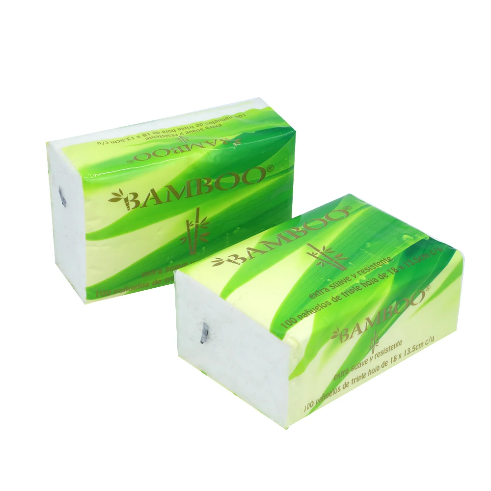 
Bamboo Pulp 3ply Jumbo Roll Disposable 280 Sheets 100% Virgin bamboo toilet tissue paper 