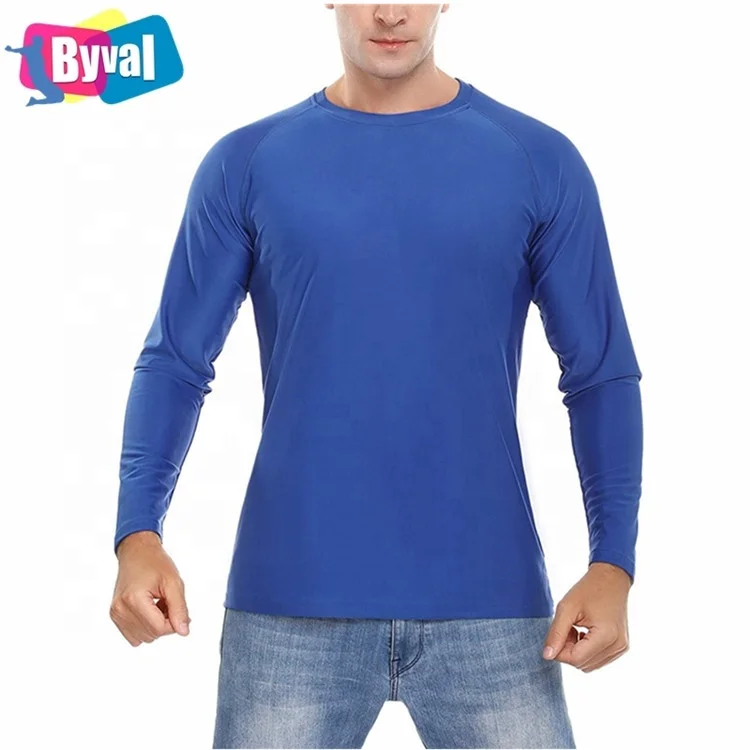 2021 пользовательские мужские футболки 100% полиэстер с длинным рукавом, Простые Спортивные УФ-футболки большого размера, футболки большого размера для мужчин