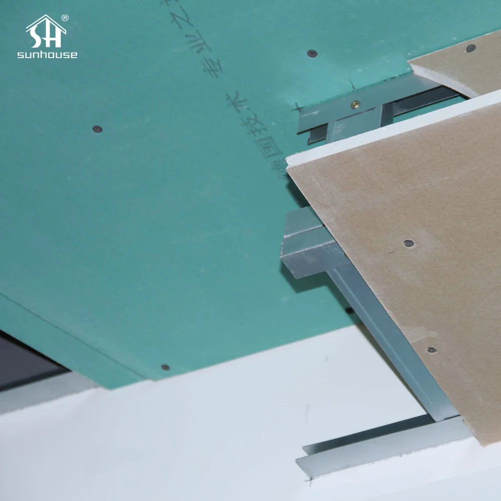 Mould Resistant Plasterboard 1200X2400Mm Exterior Water Resistant Building Renovation Sheetrock Plasterboard