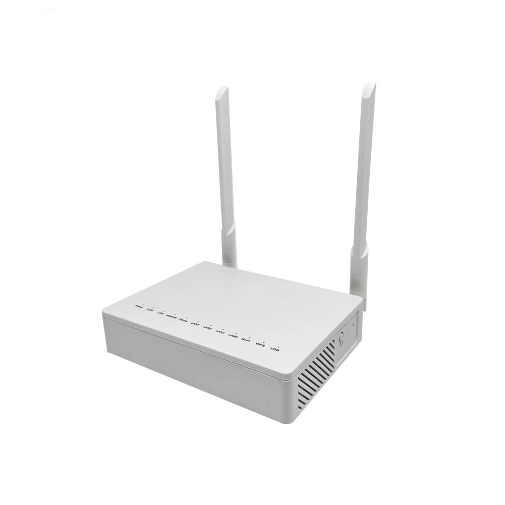 FTTH ZTE GPON ONU F663NV3A 1GE+3FE+1POT+WIFI Modem ONT External Antenna English Firmware Fiber Optic Equipment ONU GPON ONT