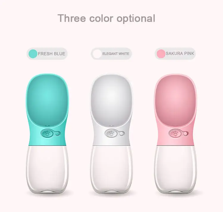 Outdoor Drinking Portable Dog Travel Water Bottle Travel Food Grade Portable Dog Water Bottle