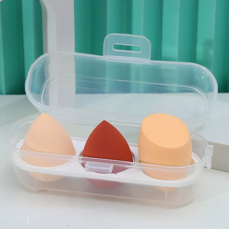Factory direct selling sponge makeup wholesale popular 3pcs makeup sponge set