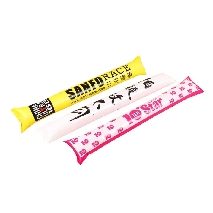 
Hot sale custom printed inflatable balloon cheering sticks for soccer 