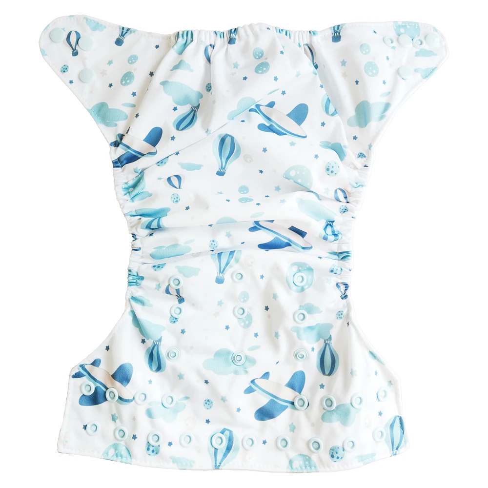 Wholesale High Quality AI2 Baby Cloth Diapers Pocket Microfiber Hot Sexy Printed Cartoon Adult Cloth Diapers Snap Fantasy Land