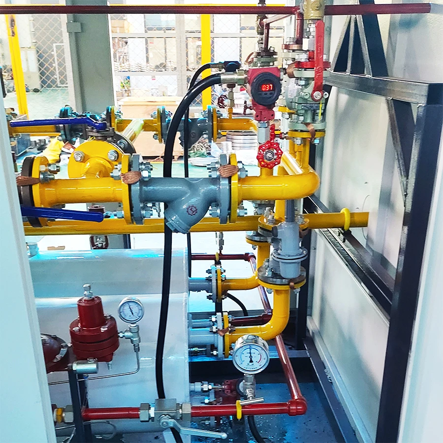 500scm Natural Gas Pressure Reduction Station Regulating and Metering Skid Gas CNG PRMS for Sale
