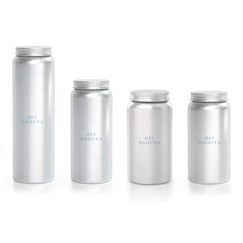 Customized 100ml 150ml 300ml 500ml capsule aluminum supplement victim powder pill bottle fish oil tin jar mayonesa can with logo