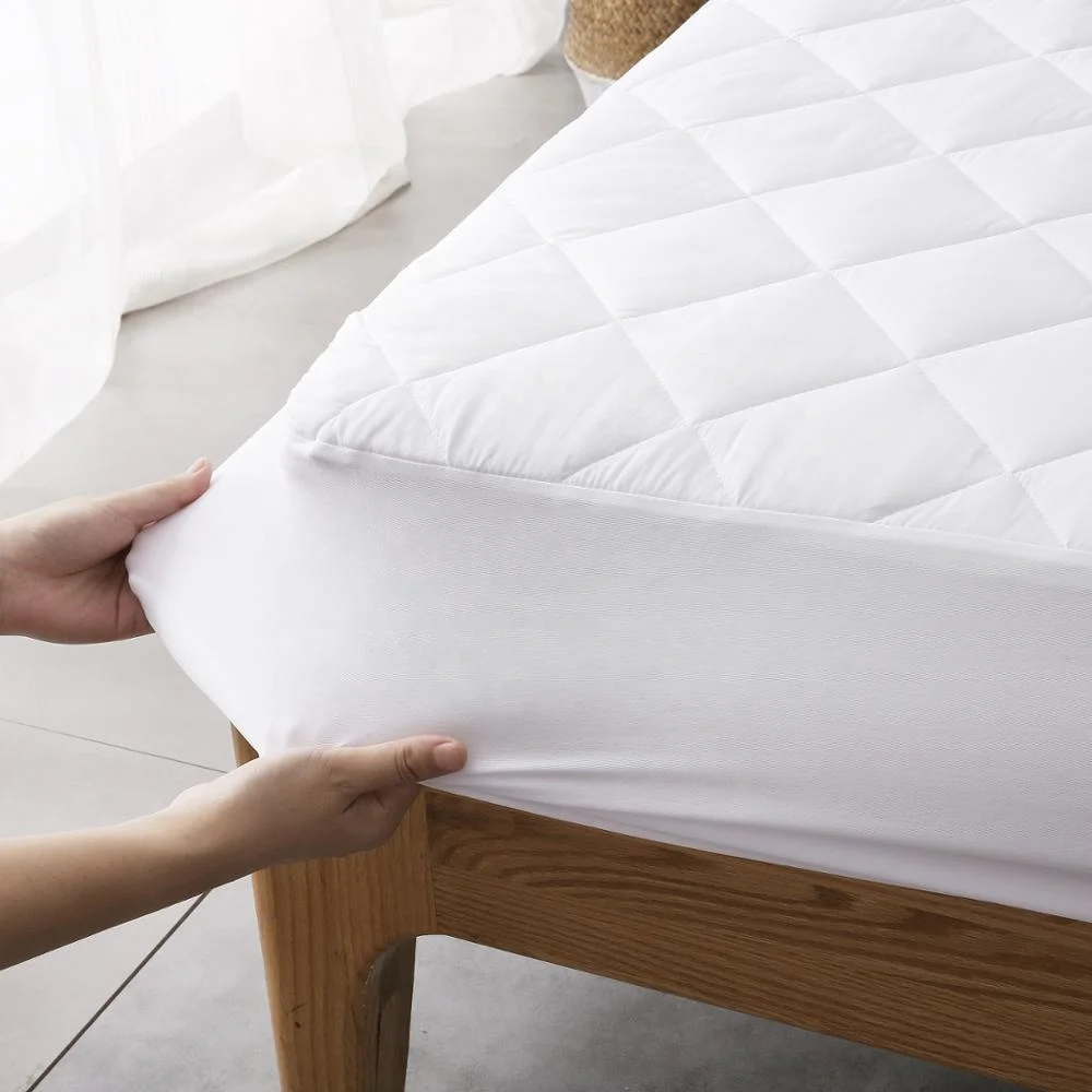 
Soft Quilted Breathable Mattress Pad Sheet Protection 