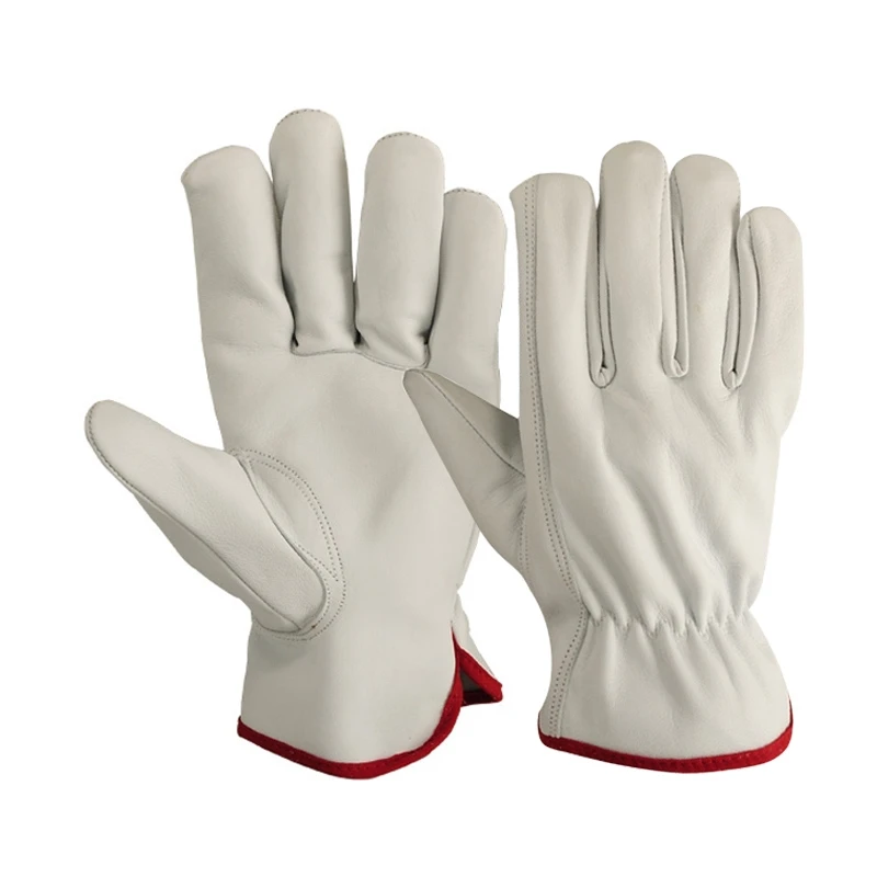 Glove Driver Rigger Glove Cow Grain Safety Leather Rigger Glove For Both Driver And Industry