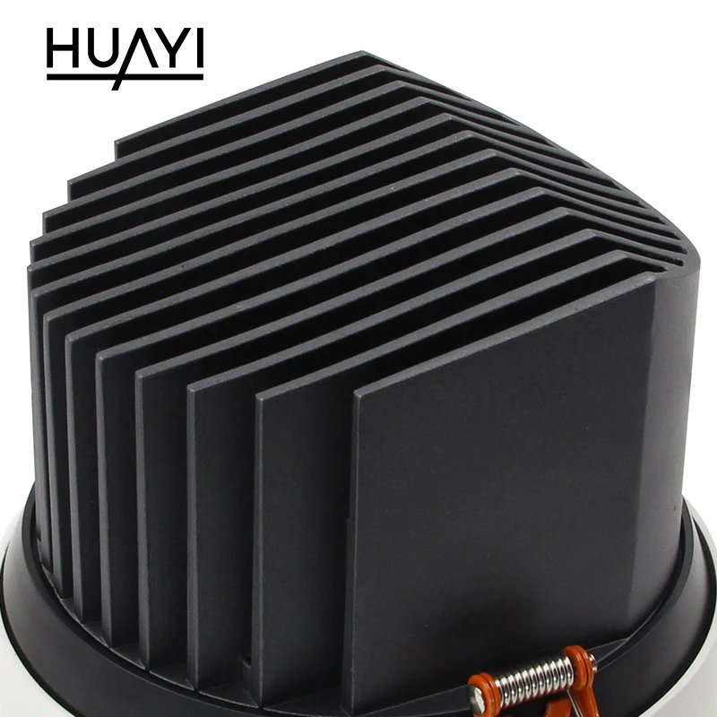 HUAYI Anti Glare Indoor Residential Showroom Mini Spot Light COB 25Watt LED Ceiling Mini Downlight