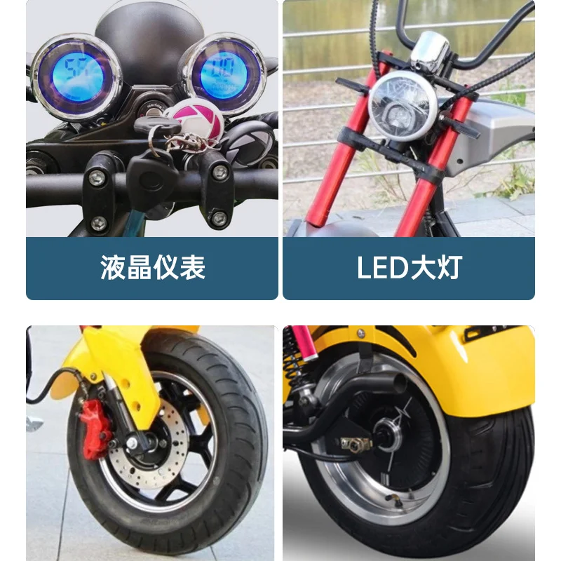 Chinese factory direct sales cityCoco electric motorcycle fat tire electric scooters sale