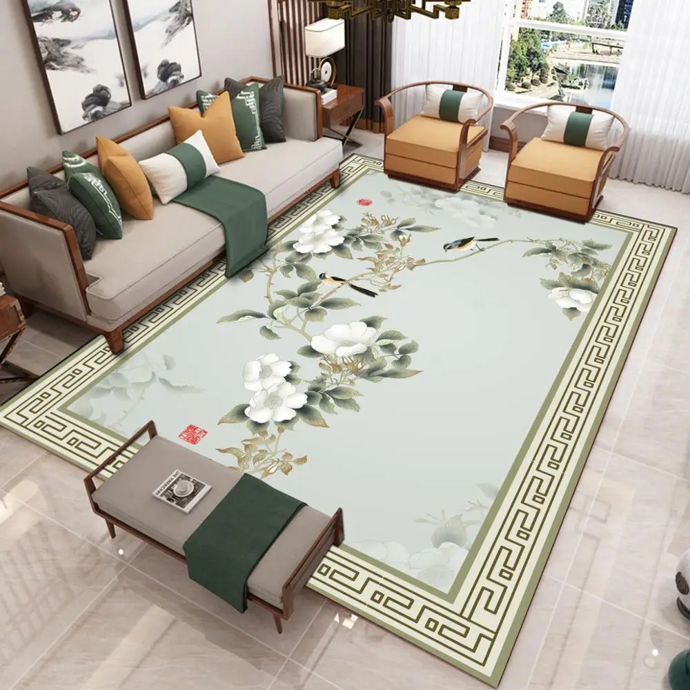 custom manufacturer cheap price polyester printed carpet for home floor