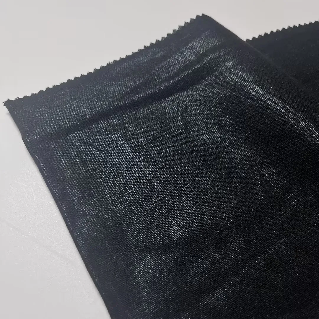 High quality Wholesale Factory Woven Tarpaulin fabric Solid Color 55%linen 45%viscose for womens clothing