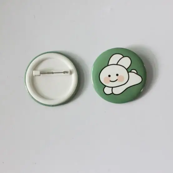 Cartoon tinplate pin badge student diy brooch metal badge custom gift
