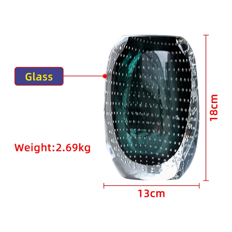 Wedding Decoration Hand Blown Restaurant Table Floor Flower Tall flared top Clear Glass Vases