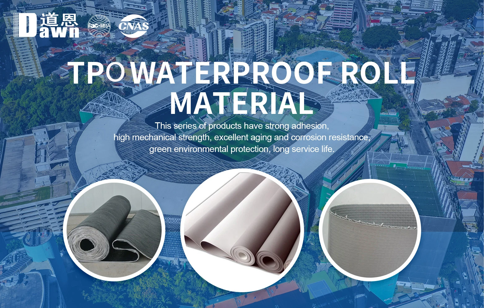 Tpo thermoplastic polyolefin for roofing roller/waterproof roll material