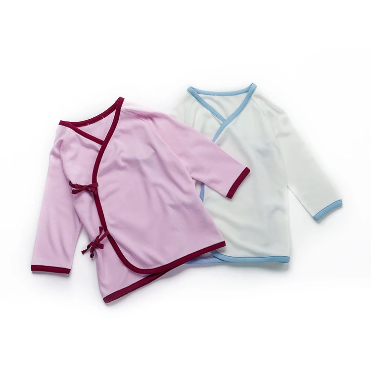 
Eco-friendly organic cotton baby top summer luxury newborn baby clothing 