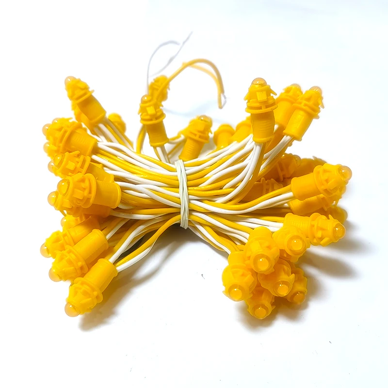 100pcs/lot 9mm Led Pixel Module String Light DC5V IP65 Waterproof Channel Letters Led Points Light White/red/yellow/blue/green /