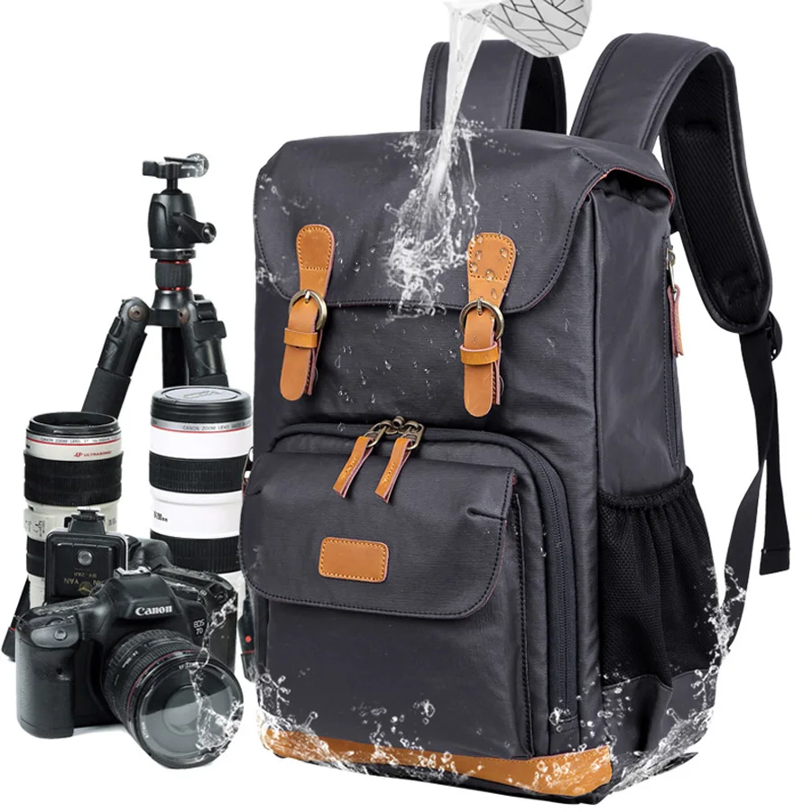 Hot sale Professional Waterproof Dslr Camera Bag Travel Outdoor Camera Backpack With Laptop