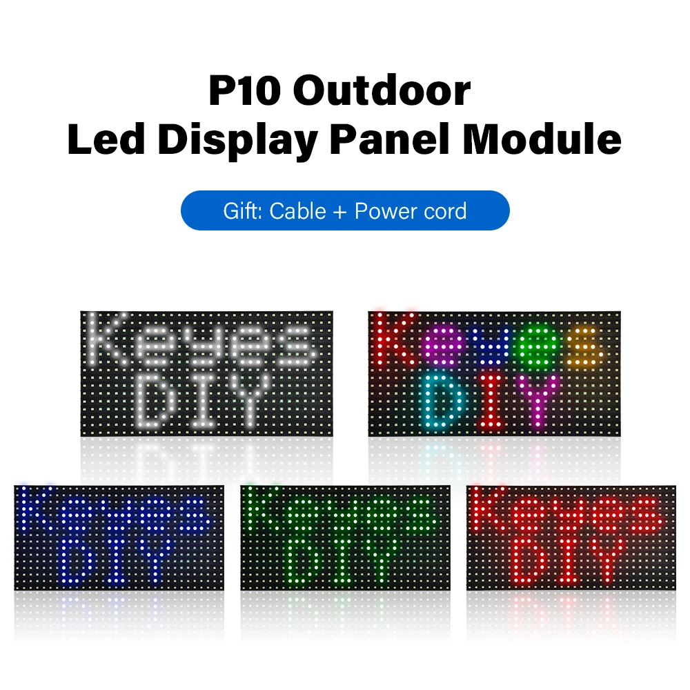 Waterproof P10 LED Display Module full color Outdoor Led Display Board Compatible with Arduino
