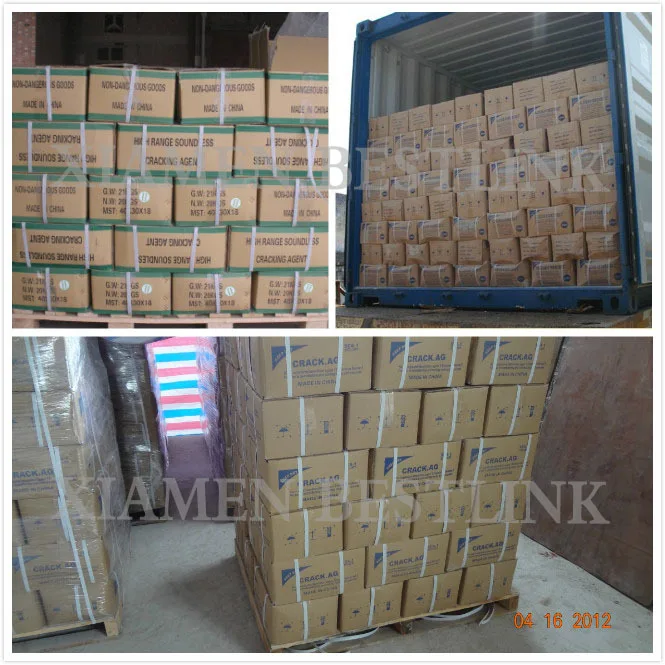 Природный звуковой растрескивающий порошок Quarrying Split