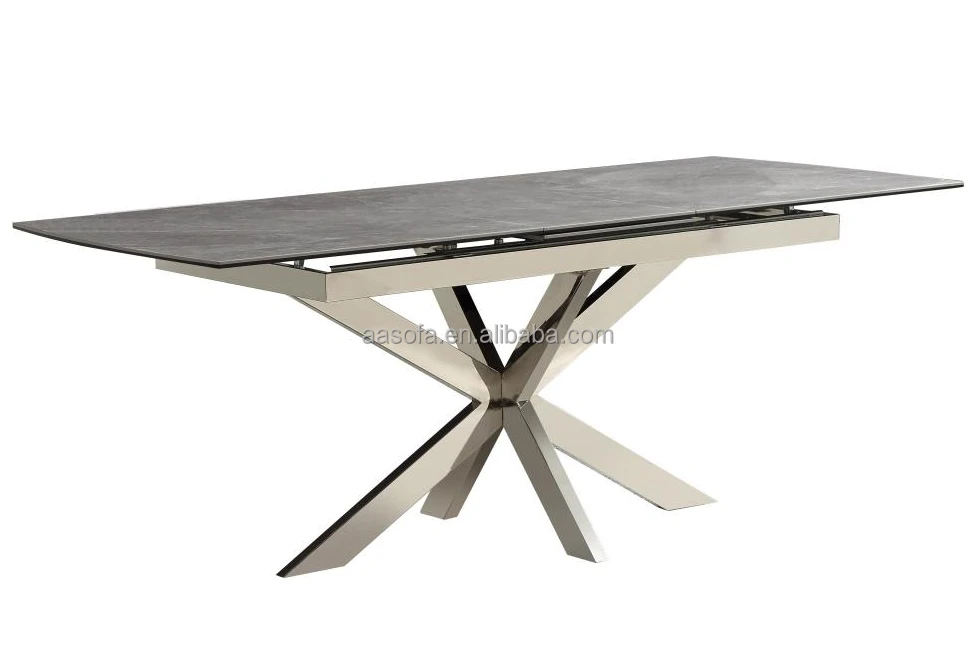 Concrete scandinavian extendable dining table with chairs for 8 to 10 chairs limestone marble dining room tables