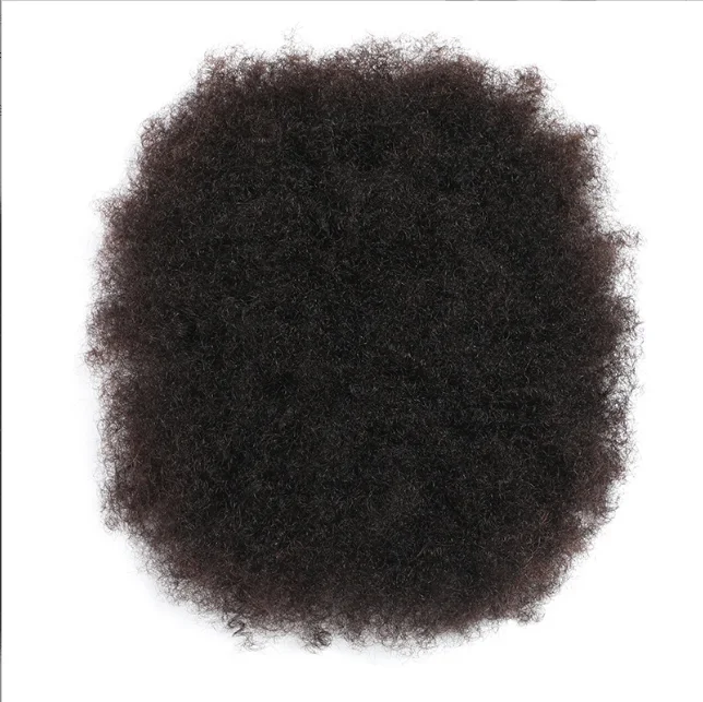 Peruvian Afro Curly Human Hair Ponytail Drawstring Natural Color for Afro Black Women Wholesale Human Hair Drawstring Ponytail