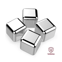 Wholesale China Supplier Ice Cubes Whiskey Stones Stainless Steel Ice Cubes