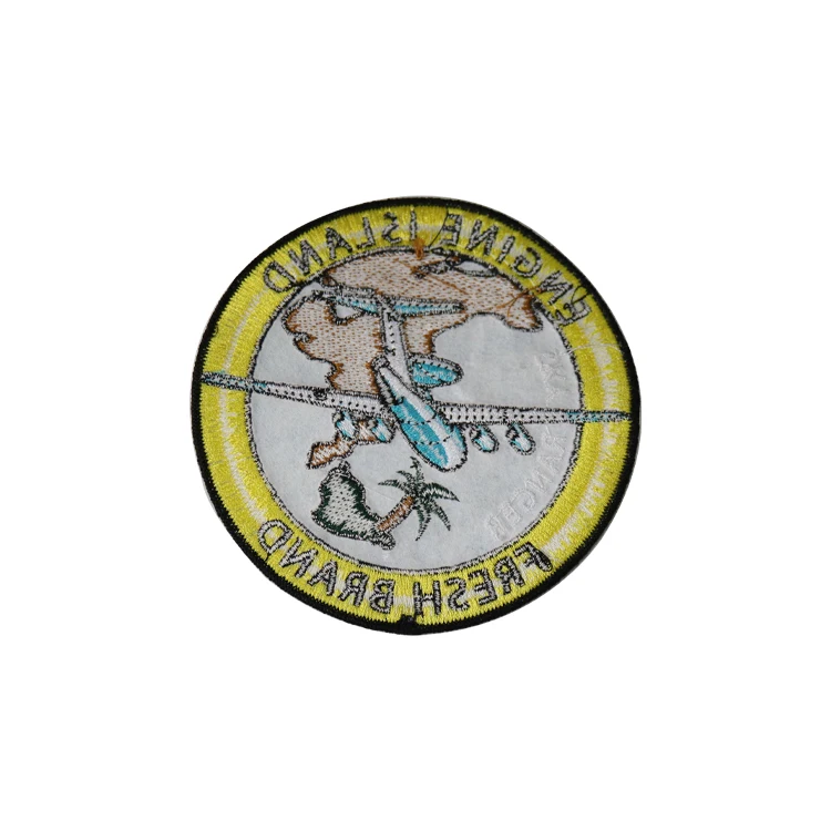 
Custom design Factory Price embroidery patches iron on embroidered for hat and clothing 