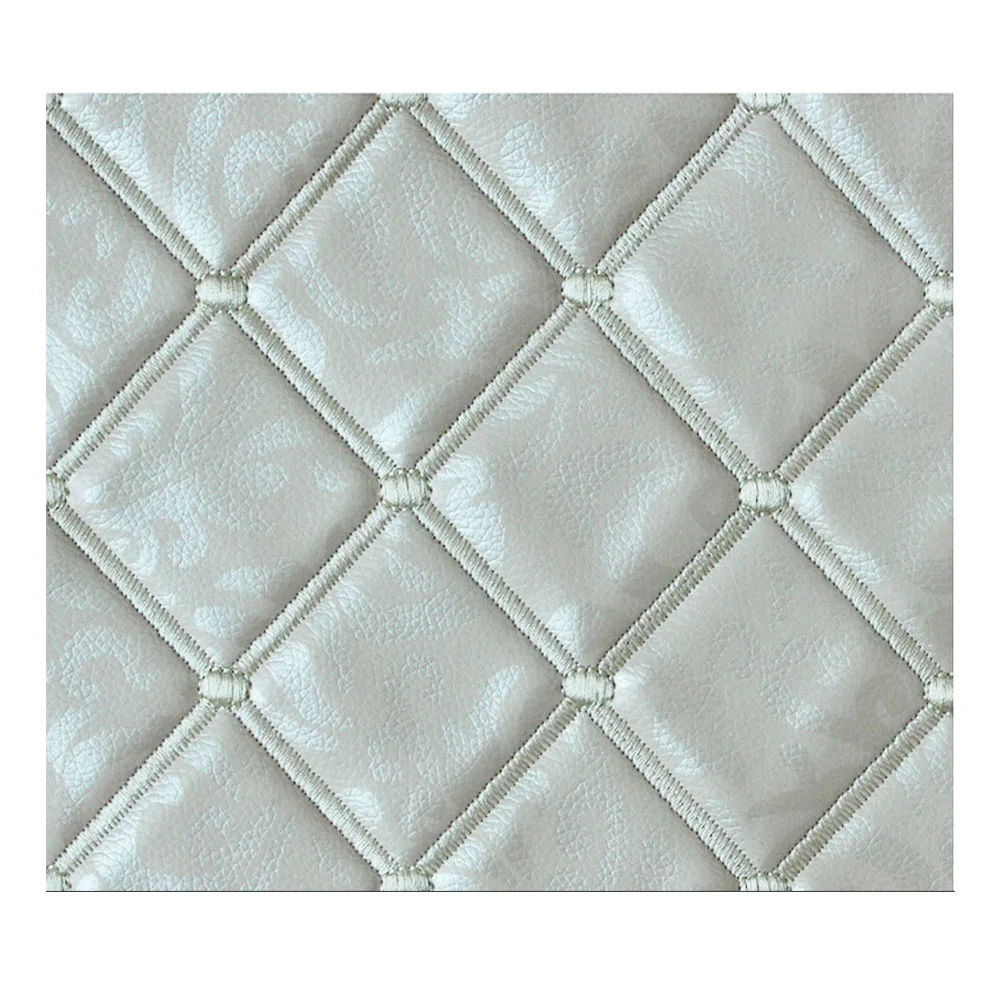 Soft Pack Leather Rexine For Decoration Fashion Design PVC Leather For TV Background Wall Wallpaper