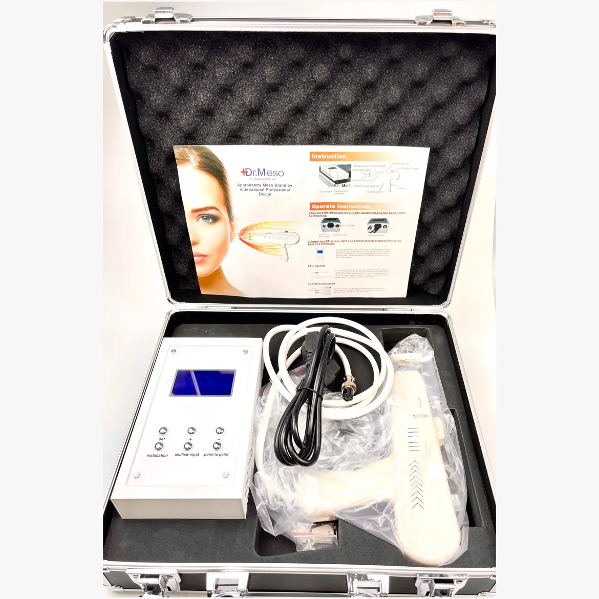 Professional Injector Meso Gun Machine Skin Care Skin Booster Mesotherapy Gun