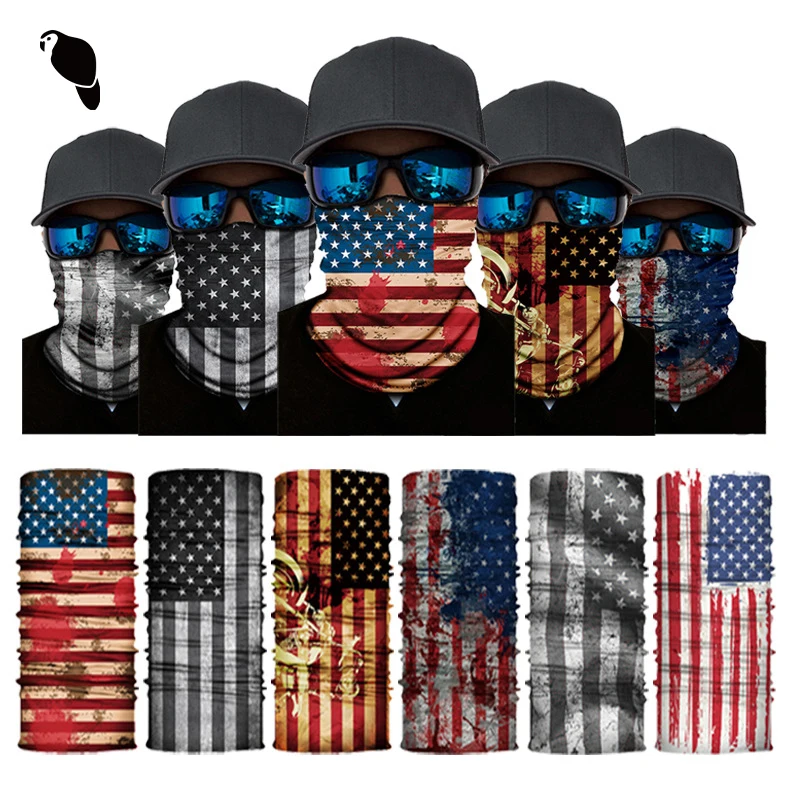 LEO Promotion Breathable Neck Scarf Fashion Sport Cycling Facemask Multifunctional Magic Head Seamless Tube Bandana