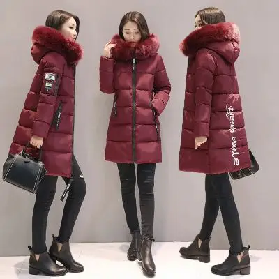 Popular Walson Down Jacket Womens 2022 New Large Fur Collar White Eiderdown Hooded Winter Coat.