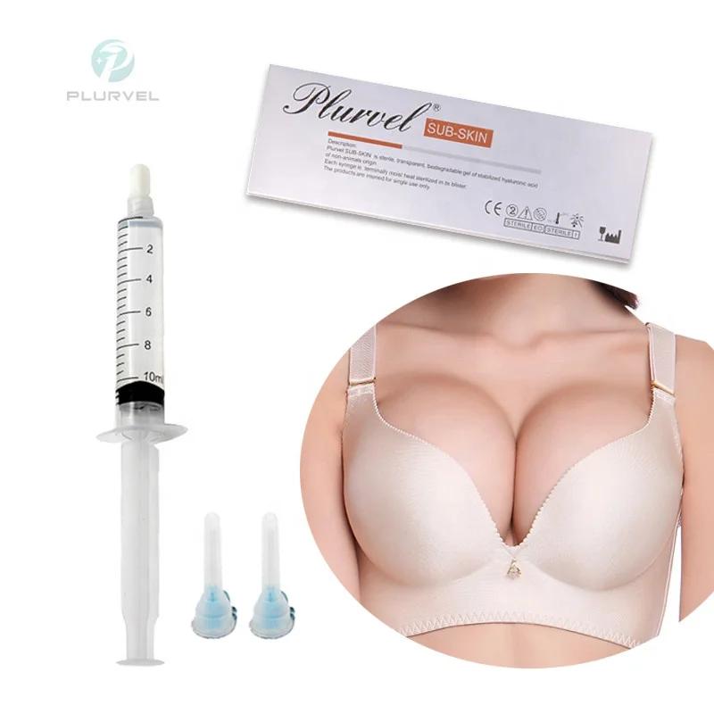 Plurvel увеличение ягодиц сшитый Гиалуроновая кислота ягодицы для увеличения груди, укрепление subskin дермальный Филлер инъекции гиалуроновой кислоты производитель