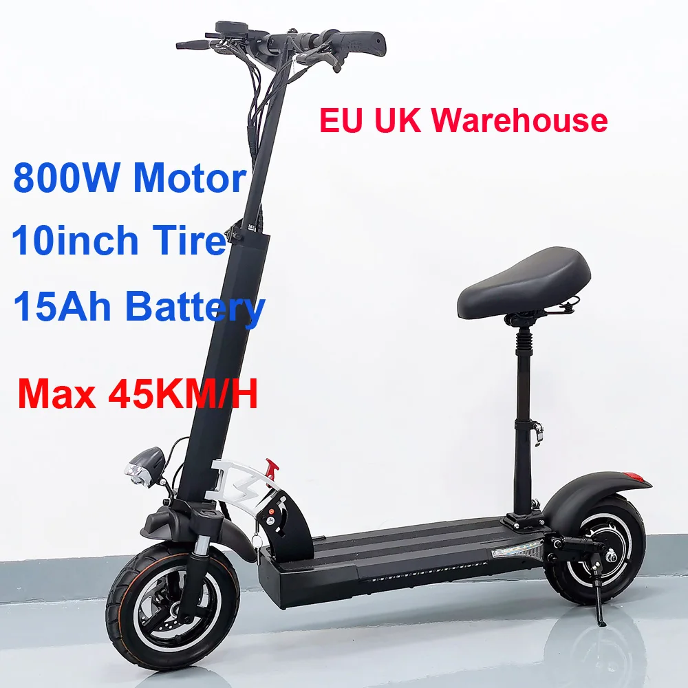 EU US Warehouse Long Range Fast Electric Scooter Drop Ship In EU USA UK Warehouse 10inch Electric Scooter Adult 800W Wholesale