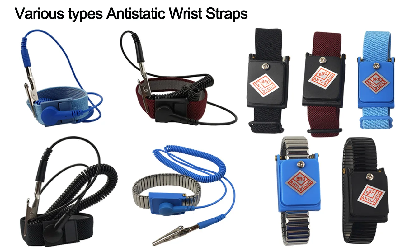 GI Electrostatic ESD Discharge Cable Band Cordless Anti Static Wrist Straps Bracelet Antistatic Wireless Wrist Strap