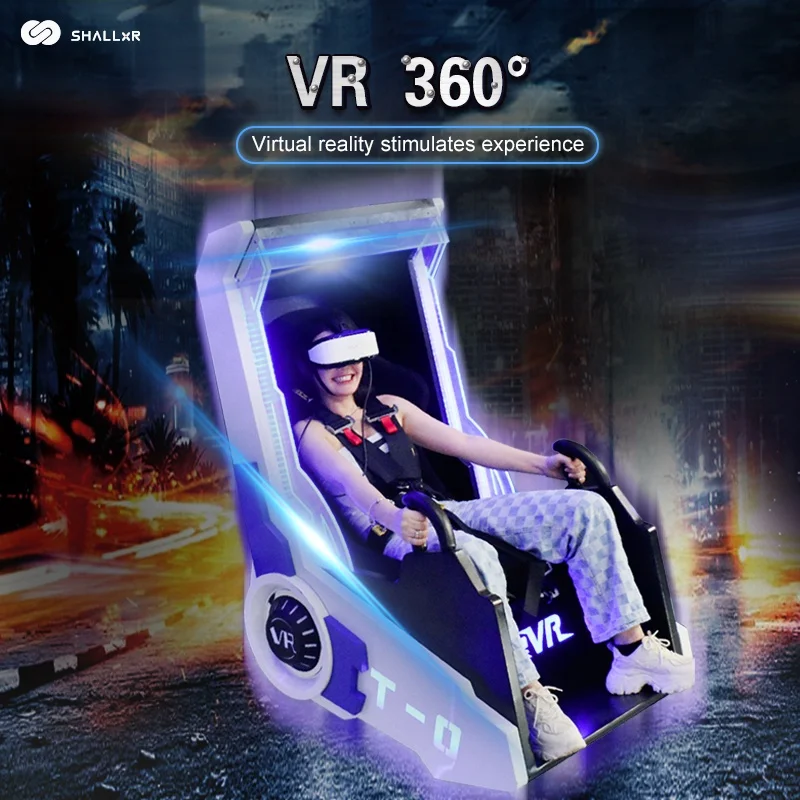 ShallxR 9D 5D 7D 3D Virtual Reality Glasses VR Flight Simulator 360 Seat With Motion Chair