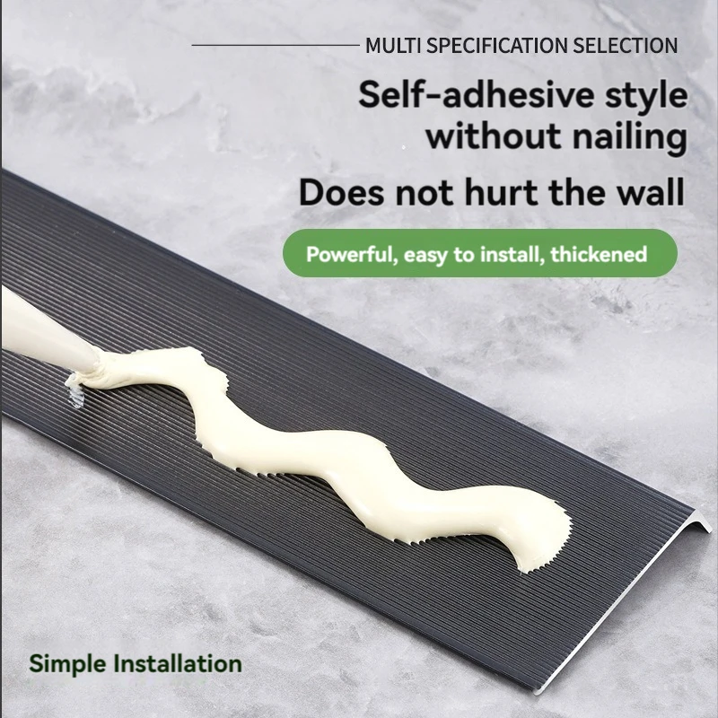 Metal Aluminium Profile Skirting Baseboard Wall Skirting Board Flooring Trims Aluminum Skirting Baseboards