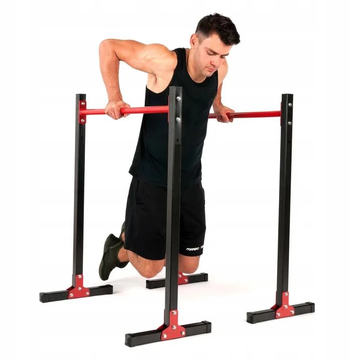 Wellshow Sport Gymnastics Parallette Bars Dip Station Fitness Workout Dip bar Stabilizer