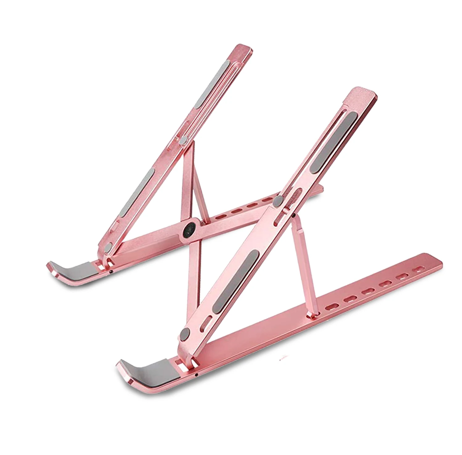 Metallic Sturdy Tablet PC Stands Heat Disspation Computer Holder Foldable Notebook Desk Laptop Stand
