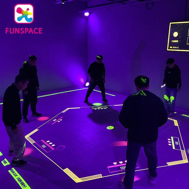 Funspace Single Or Group Building Interactive Floor Projector Games Interactive Projection