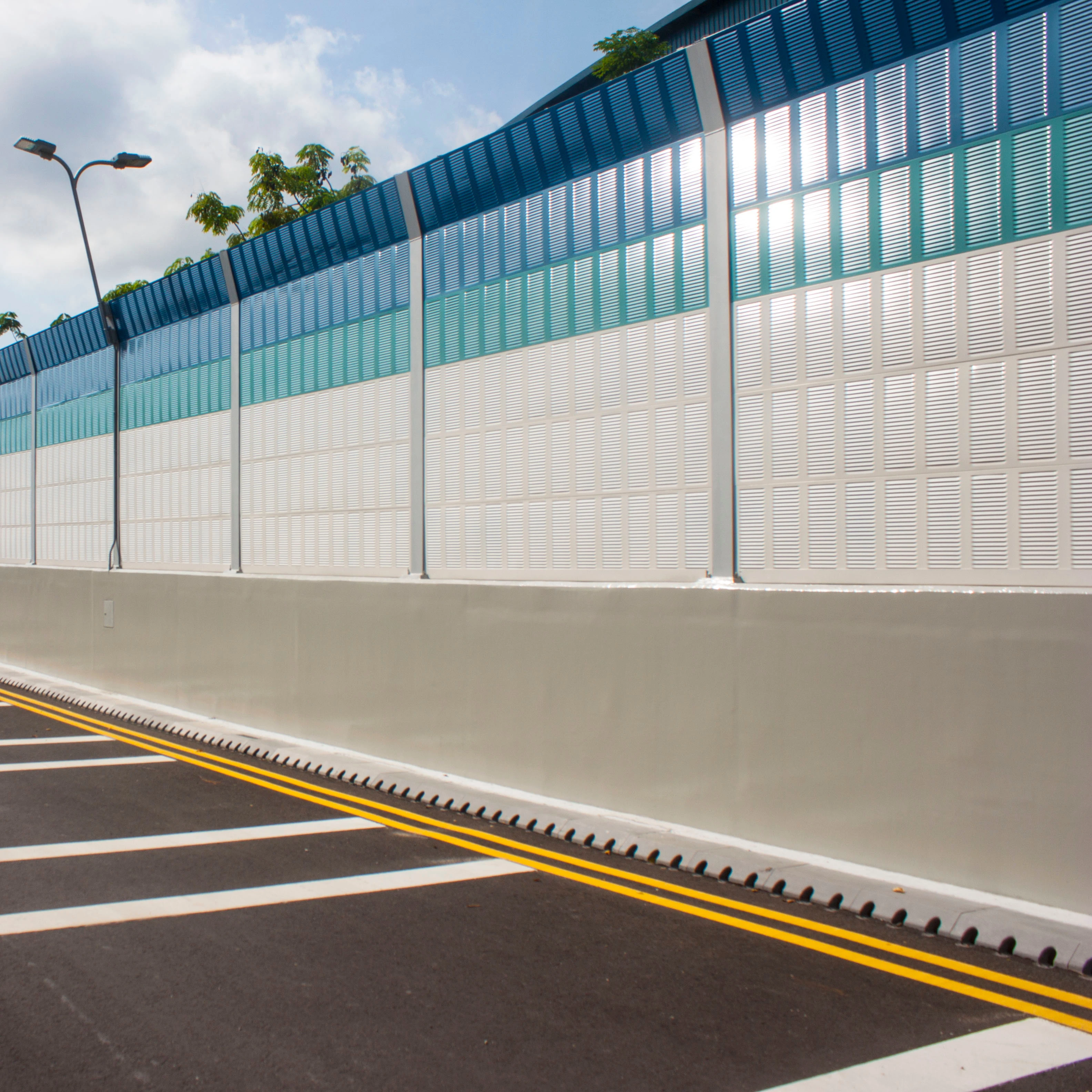 Акустический Барьерный забор звуковой настенный барьер для снижения шума на шоссе