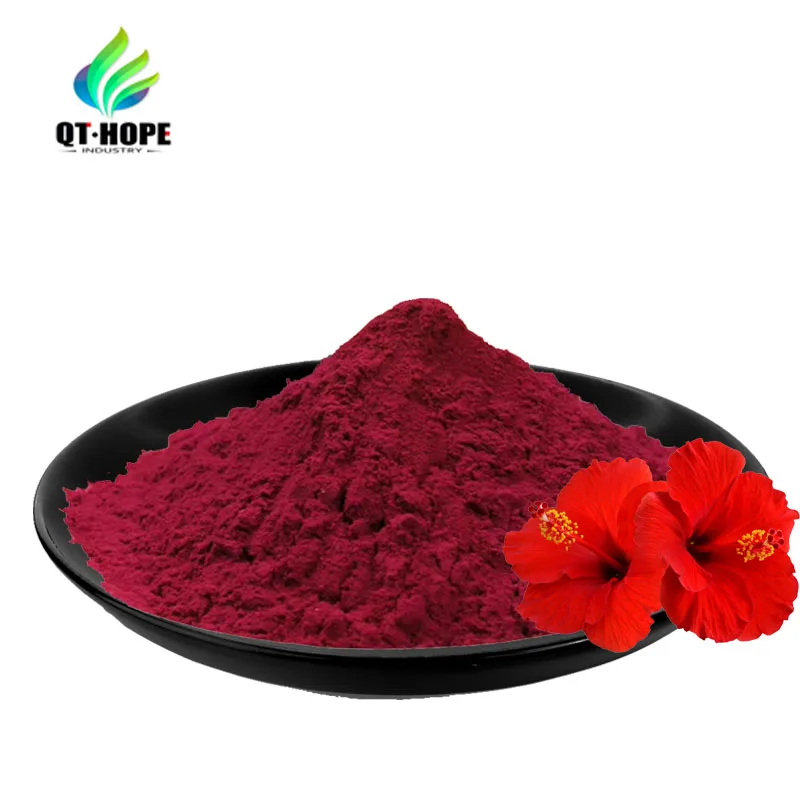 Private Label 100% Natural Water Soluble Hibiscus Rosa Sinensis Powder